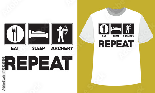 Archery Sports Hobby T-Shirt Design