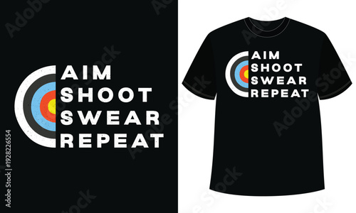 Archery Humor Hobby T-Shirt Design