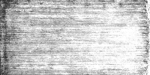 Black and white horizontal textured background with rough linear pattern and scattered dots lines