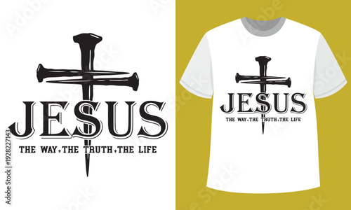 Christian Faith Jesus T-Shirt Design