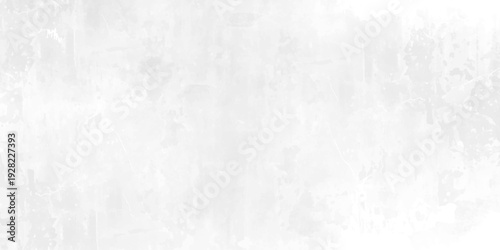 White grunge featuring light gray marble texture. Layers of thick white acrylic paint, cracked gesso texture, and gray charcoal rubbings. smooth stone surface, natural concrete texture.