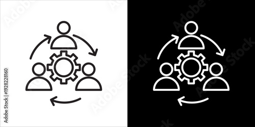 Rotation Icon Sheet Black And White