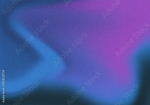 Blue Purple Grainy Gradient Background Noise Texture Soft Blurred Abstract Wallpaper Modern Poster Banner Header Backdrop Design