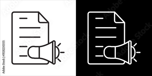 Transcript Icon Sheet Black And White