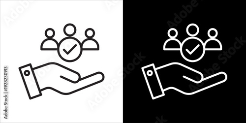 Responsibility Icon Sheet Black And White