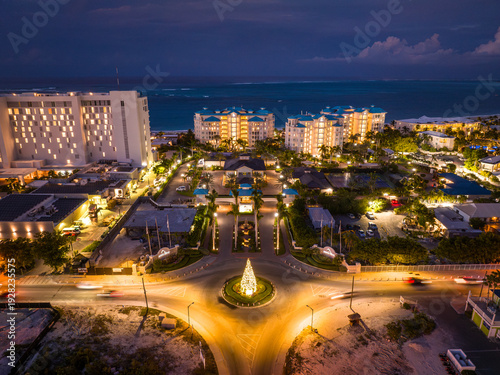 Quadro su tela Turks Caicos Night Christmas