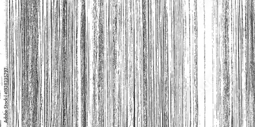 Black and white vertical grunge textured lines abstract background pattern