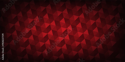 Black red rough grunge abstract background overlap layer on dark space with triangles effect decoration. Modern graphic design element vintage style concept for web, flyer, card, or brochure cover