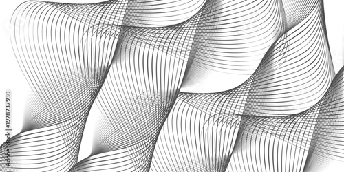 A seamless black and white striped fabric texture featuring a classic monochrome textile pattern ideal for fashion design and clothing material