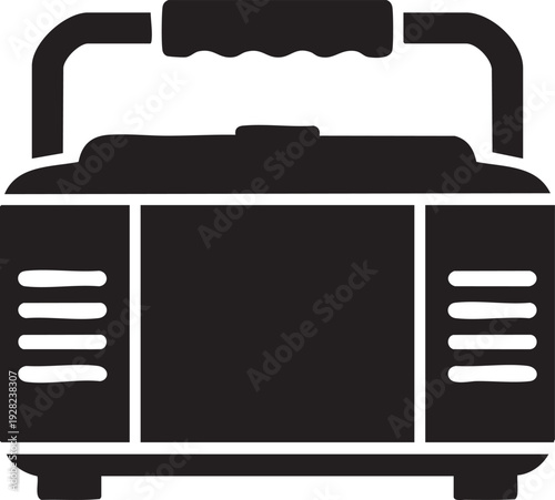 Black vector generator icon