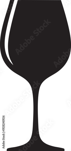 Wine glass silhouette