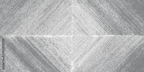 Geometric pattern of diagonal white lines on a gray background forming diamond shapes