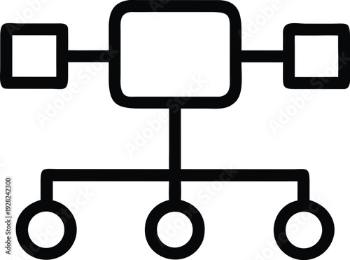 Hierarchical data structure visualization for organizational mapping