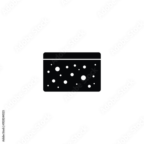 black credit card with stars.