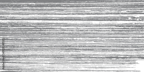 Abstract textured background of horizontal grey lines and white spaces with rough edges and subtle imperfections