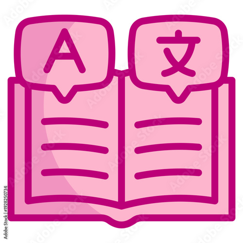 Language Book Icon