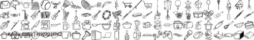 Hand-Drawn Construction Equipment and Tools Doodle Icons (Vector EPS Collection)