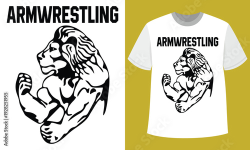 Arm Wrestling Strength Sport T-Shirt