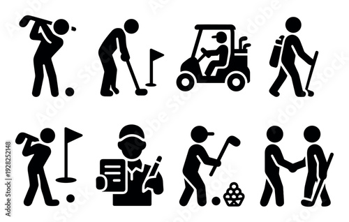 Golf Activities Icons