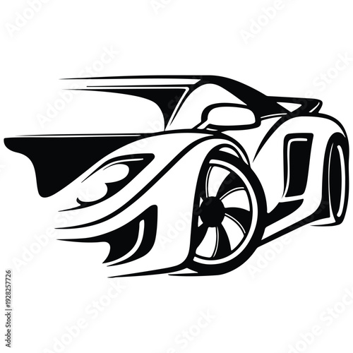 Supercar Racing Speed Graphic T-Shirt