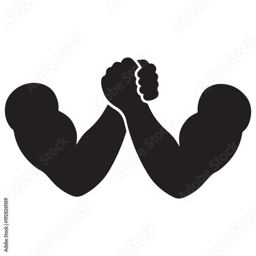 silhouette of a boxer