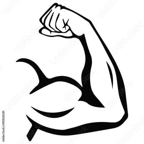 Flexing Arm Fitness Motivation T-Shirt