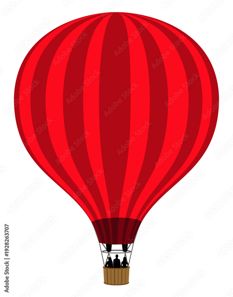 Naklejka premium Montgolfière 1
