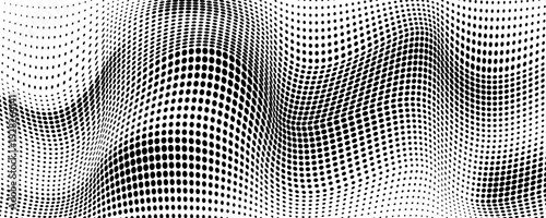 Set of halftone dots gradient pattern texture isolated on white background. Straight dotted spots using halftone circle dot raster texture. Vector eps 10