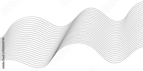 Abstract background featuring an organic black linear wavy design with intricate mesh intersections on a clean white backdrop for modern creative layouts and professional projects.