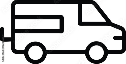 Service Utility Van with Side Panel Window for Professional Business Transportation Needs