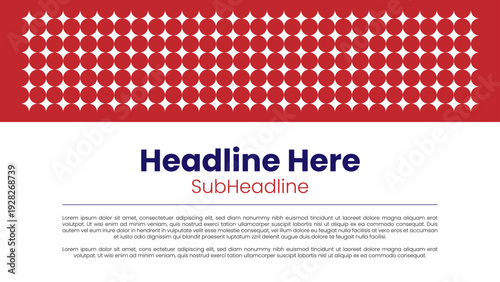 Red and Blue Star Pattern Web Banner for Promotion and Marketing Branding design Template Design for Branding, Poster, Web background, Social Media Post and has space to write