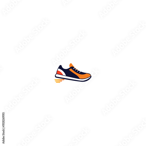 Running Shoes Icon   Vector on White Background, Sports Footwear Symbol, Sneaker Icon for Fitness App UI, Web Design, Gym Branding, Athletic Training, Marathon and Active Lifestyl