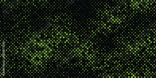Digital Green digital technology background. Digital data dots green pattern pixel background. vector illustration art