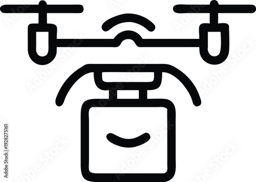 Unmanned aerial vehicle drone with camera recording and capturing aerial footage