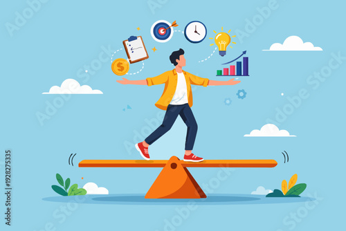 Balance and Success Concept