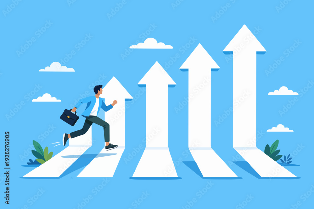 Fototapeta premium Business Growth and Success