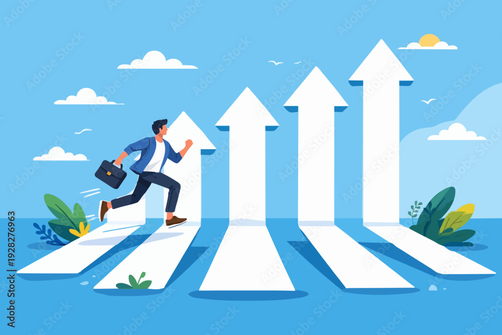 Obraz premium Business Growth and Success