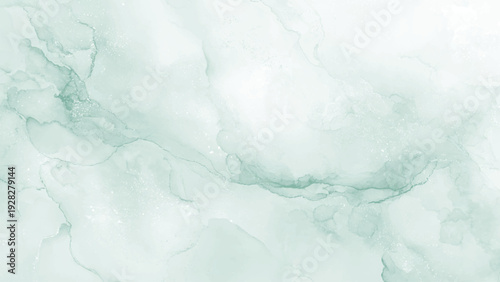 Soft mint green abstract background with flowing shapes and subtle texture