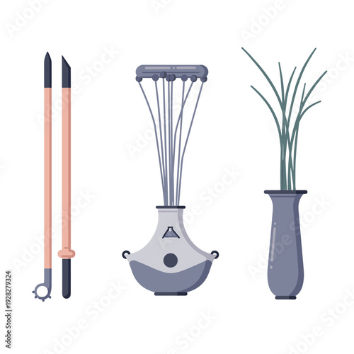 A wooden rolling pin is placed on top of a flattened circle of dough, ready for baking.