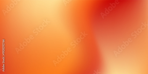 Warm orange yellow red gradient background. Autumn colored blurred wallpaper. Fall smooth gradation backdrop.