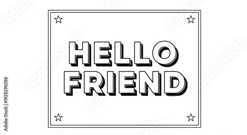 Greeting badge vector