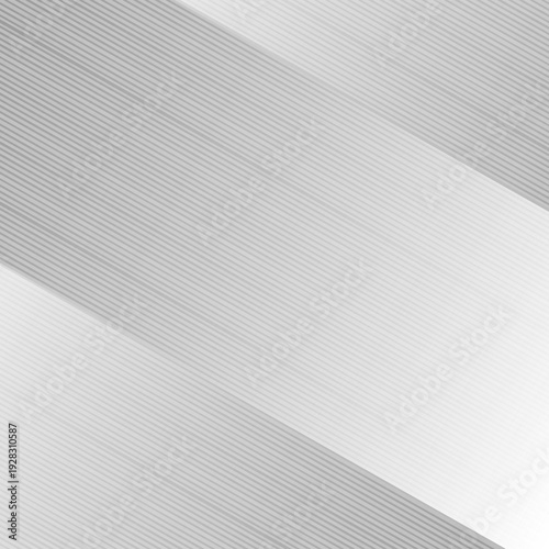 A seamless gray and white abstract fabric texture features a metallic silver pattern on a blank canvas material surface for a modern textile backdrop design