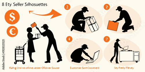 A diverse group of people engaging in various activities and sports. Vector