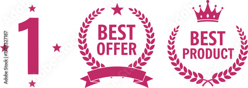 Best offer and product awards logos