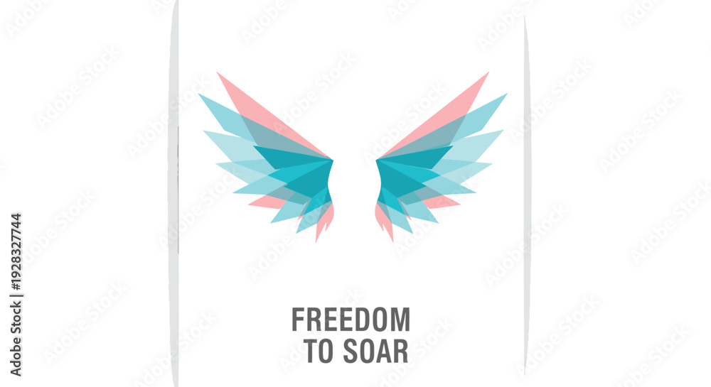 Obraz premium Freedom to soar icon