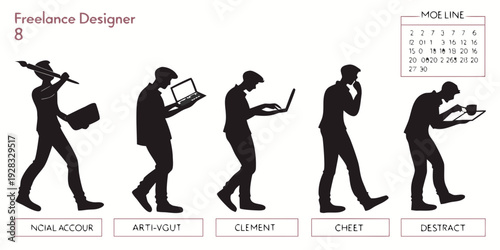 The evolution of fashion designers: from sketching to digital design Vector