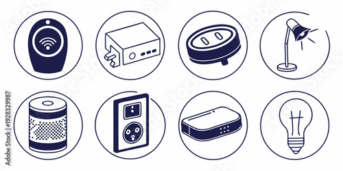 A diverse collection of vintage and modern kitchen appliances and utensils Vector