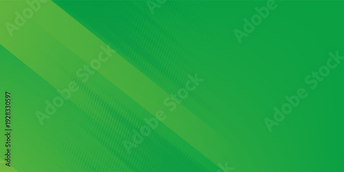 Best art green banner background with diagonal stripes and dot halftone. Top design