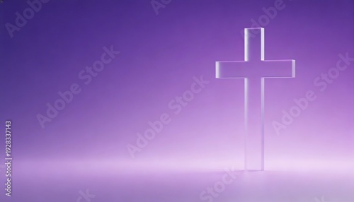 Soft Purple Gradient Background for Good Friday and Lent Design