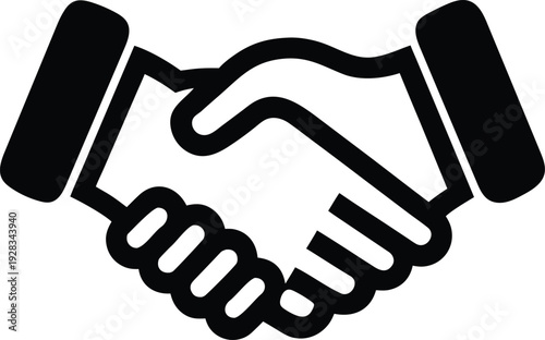 Professional Handshake Icon – Partnership, Agreement & Collaboration Symbol